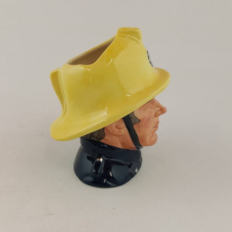 Royal Doulton Small Character Jug D6839 - The Fireman - RD 6682