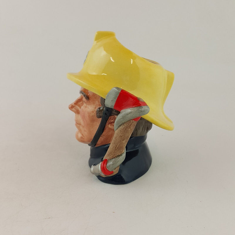 Royal Doulton Small Character Jug D6839 - The Fireman - RD 6682