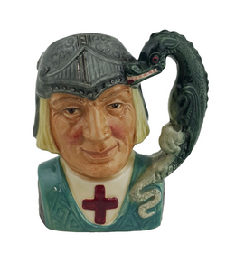 Royal Doulton Small Character Jug D6621 - ST George - 6488 RD