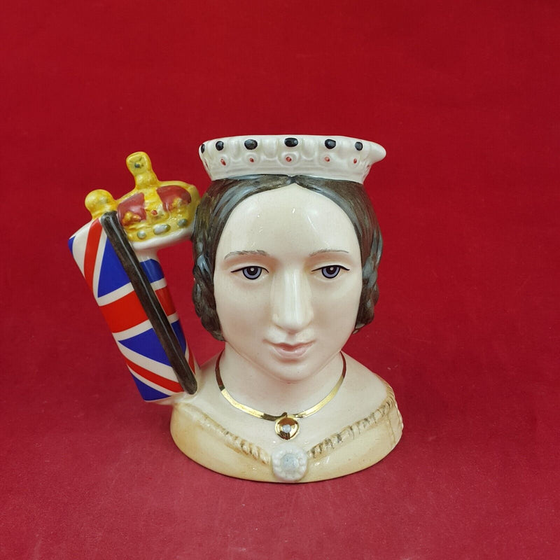 Royal Doulton Character Jug D7073 D7072 Prince Albert & Queen Victoria - 7508 RD