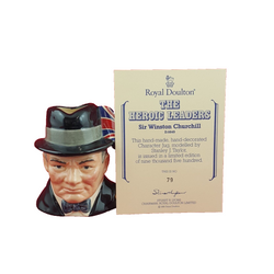 Royal Doulton Small Character Jug D6849 - Sir Winston Churchill - 7510 RD