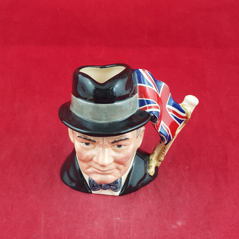 Royal Doulton Small Character Jug D6849 - Sir Winston Churchill - 7510 RD