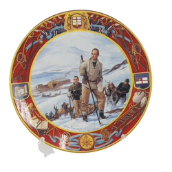 Royal Doulton PN122 Captain Scott Leaving Cape Evans Decorative Plate - RD 7688