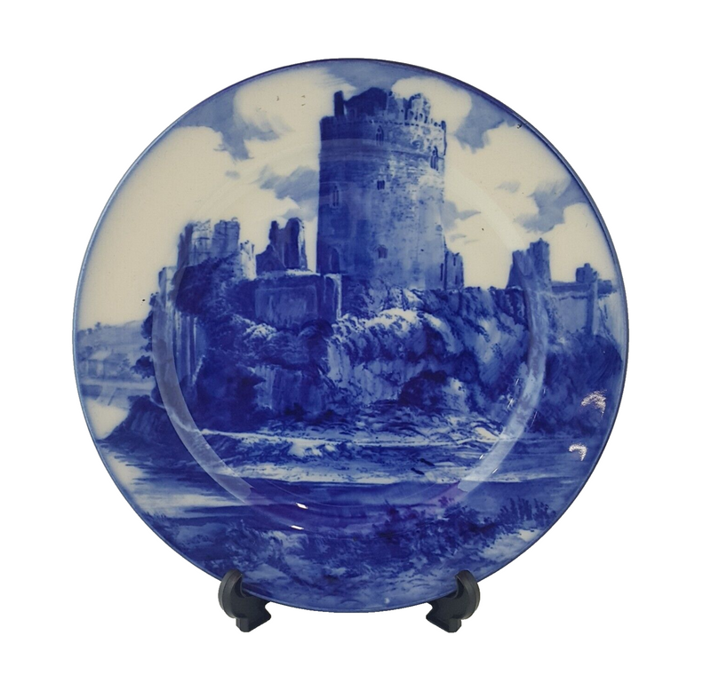 Royal Doulton Blue Seriesware Pembroke Castle Plate - 8777 RD