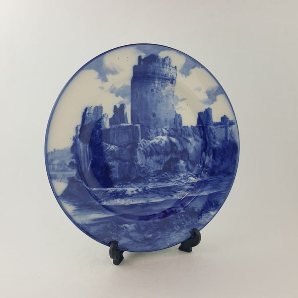 Royal Doulton Blue Seriesware Pembroke Castle Plate - 8777 RD