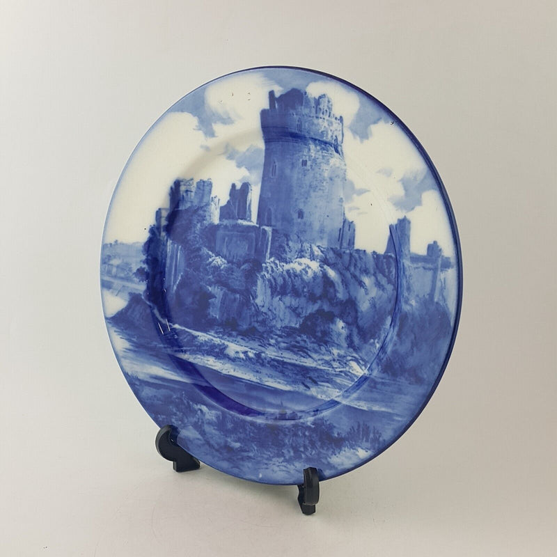 Royal Doulton Blue Seriesware Pembroke Castle Plate - 8777 RD