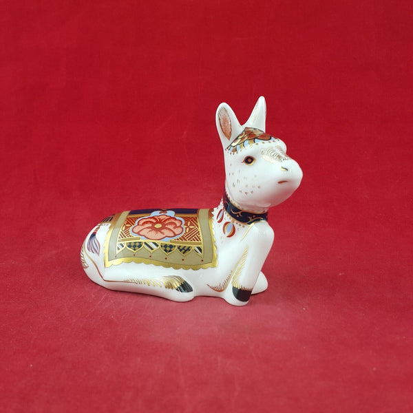 Royal Crown Derby Donkey Foal Gold Stopper - 8475 RCD