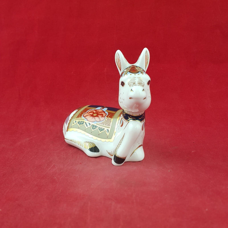 Royal Crown Derby Donkey Foal Gold Stopper - 8475 RCD