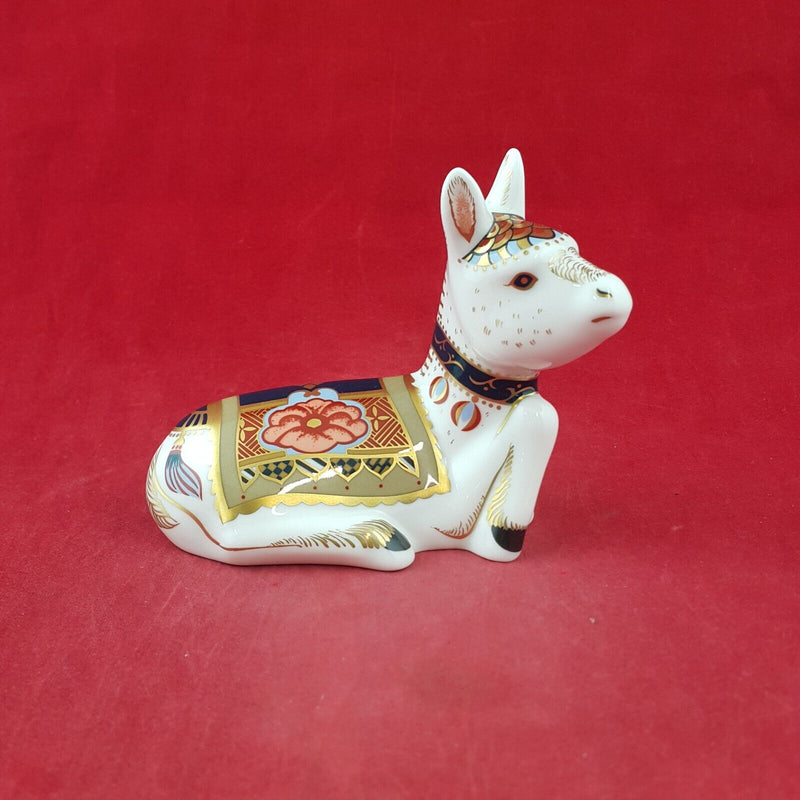 Royal Crown Derby Donkey Foal Gold Stopper - 8475 RCD