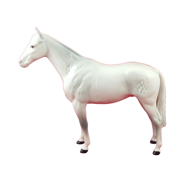 Beswick Horse Figurine 1557 Grey Imperial (Chipped) - 8682 BSK