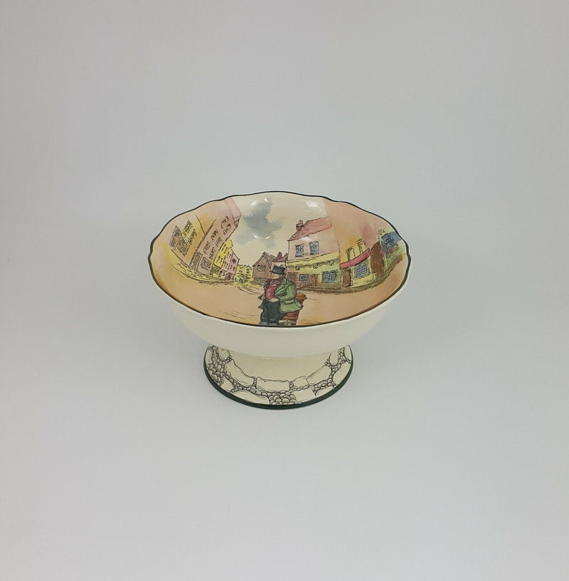 Royal Doulton Seriesware D6327 - Bill Sykes Pedestal Bowl - RD  5800