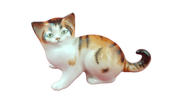 Royal Doulton Animals Character HN2584 Kitten Looking Up (Restored) - 8986 RD