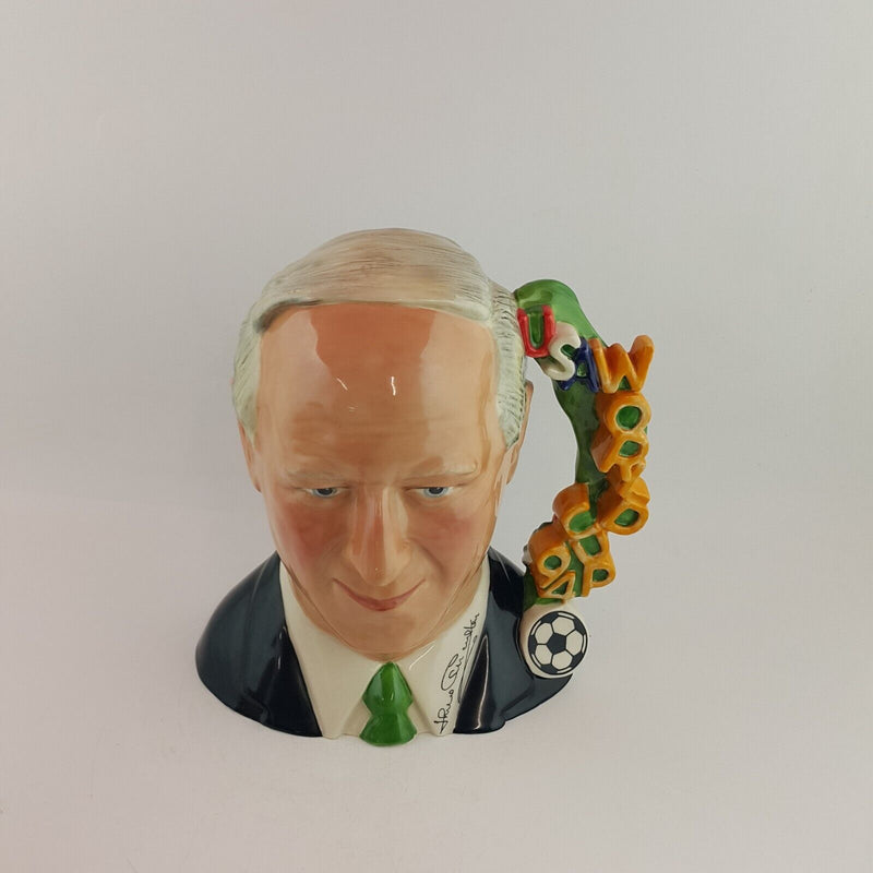 Noble Ceramics Character Jug - Jack Charlton - Limited Edition - 6640 OA