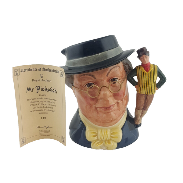 Royal Doulton Large Character Jug D6959 - Mr Pickwick New With CoA - 8798 RD