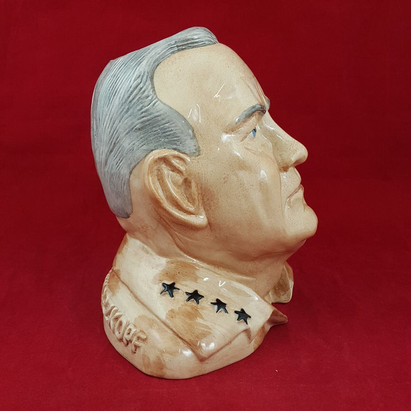 Kevin Francis Large Character Jug - General Norman Schwarzkopf - 6604 O/P