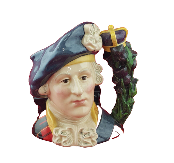 Royal Doulton Large Character Jug D6858 Bonnie Prince Charlie - 8765 RD