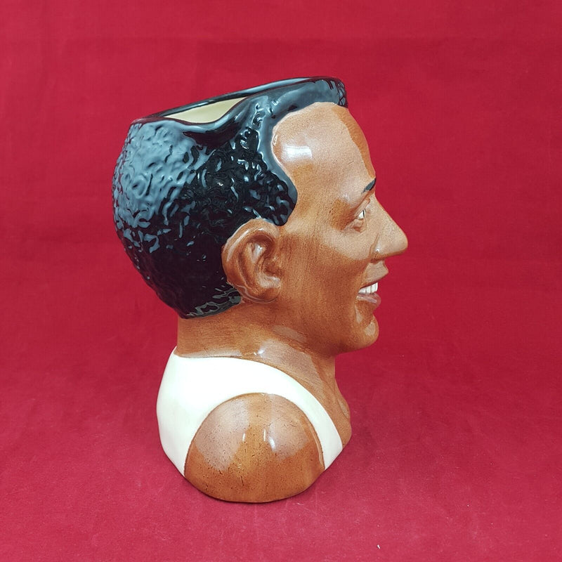 Royal Doulton Large Character Jug D7019 - Jesse Owens - RD 6592