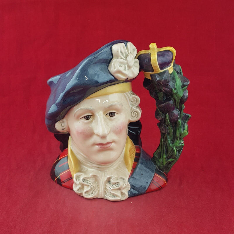 Royal Doulton Large Character Jug D6858 Bonnie Prince Charlie - 8765 RD