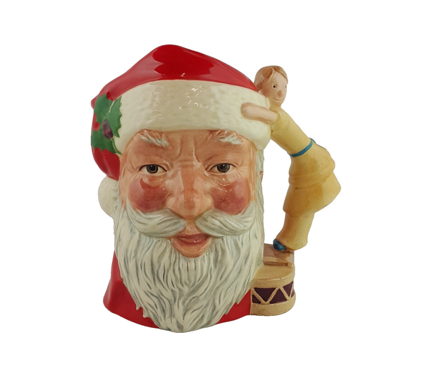 Royal Doulton Large Character Jug D6668 - Santa Claus Doll on Drum - RD 6615