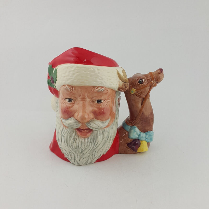 Royal Doulton Large Character Jug D6675 Santa Claus Reindeer - RD 8013