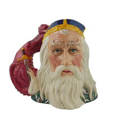 Royal Doulton Large Character Jug D7117 - Merlin - 6666 RD