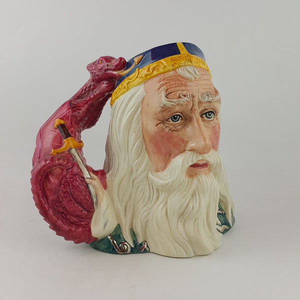 Royal Doulton Large Character Jug D7117 - Merlin - 6666 RD