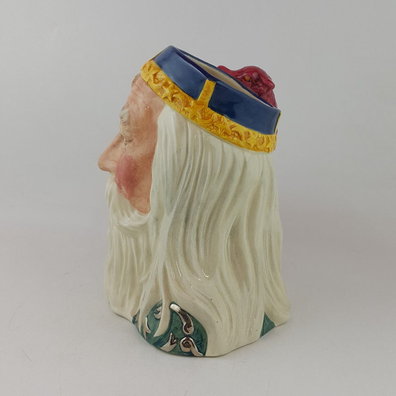 Royal Doulton Large Character Jug D7117 - Merlin - 6666 RD