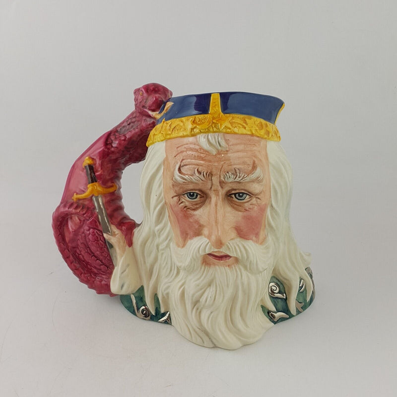 Royal Doulton Large Character Jug D7117 - Merlin - 6666 RD