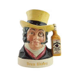 Royal Doulton Whiskey Toby Jug - Jim Beam - Old Mr. Turveydrop - RD 3464