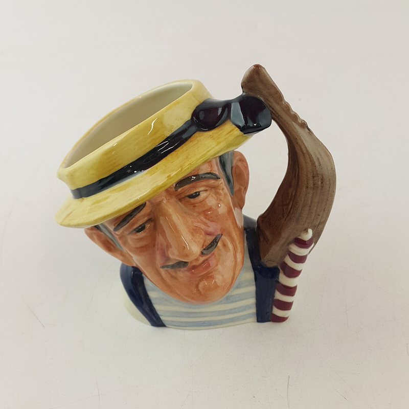 Gondolier D6592 – Royal Doulton Character Jug Small - RD 1910