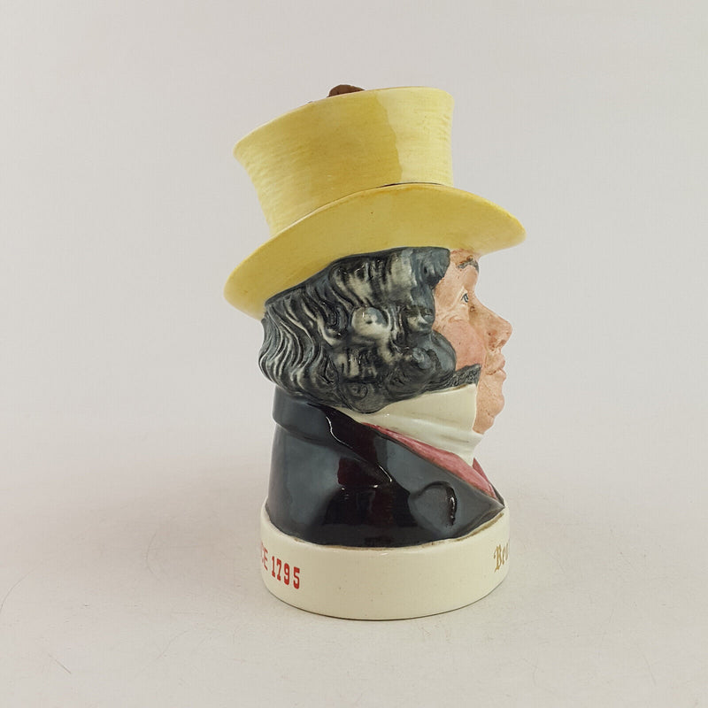 Royal Doulton Whiskey Toby Jug - Jim Beam - Old Mr. Turveydrop - RD 3464