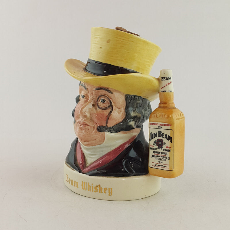 Royal Doulton Whiskey Toby Jug - Jim Beam - Old Mr. Turveydrop - RD 3464