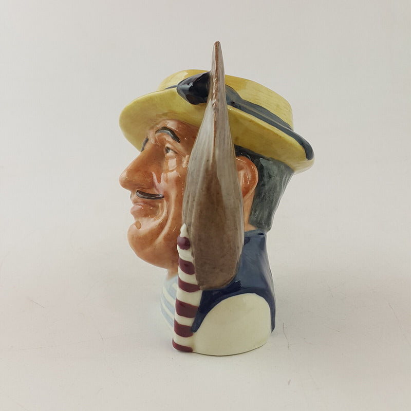 Gondolier D6592 – Royal Doulton Character Jug Small - RD 1910