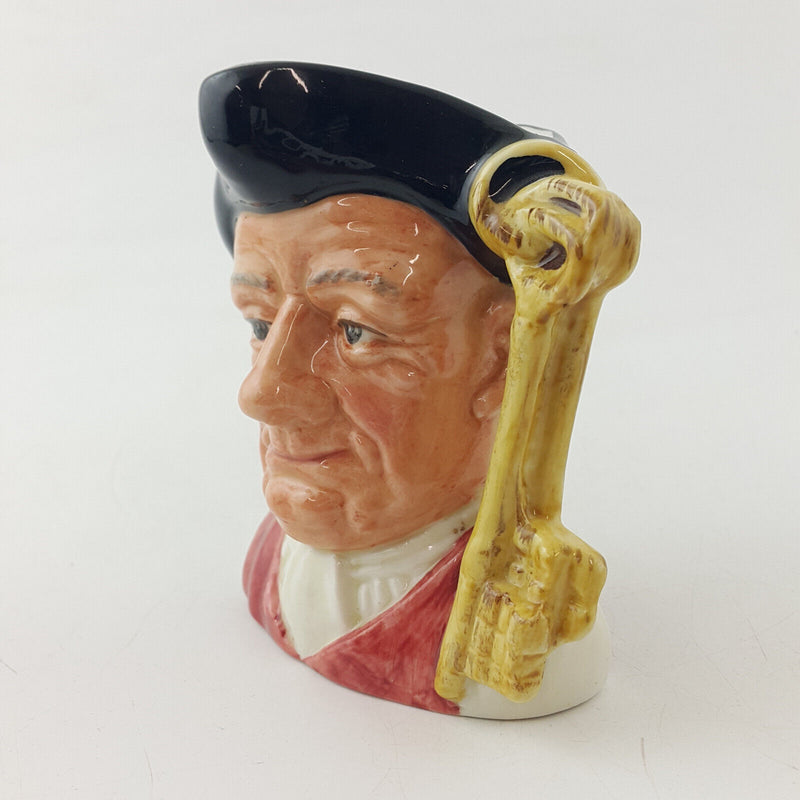 Royal Doulton Character Jug Small - Gaoler D6577 Bone China ETC – RD 1937