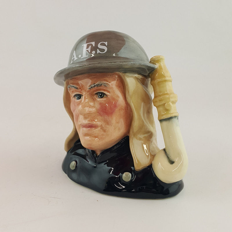 Royal Doulton Character Jug Small - Auxiliary Fireman D6887 – RD 1278