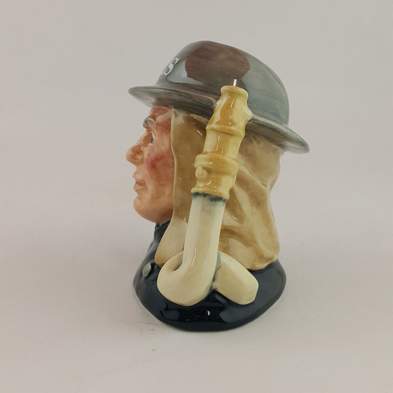 Royal Doulton Character Jug Small - Auxiliary Fireman D6887 – RD 1278