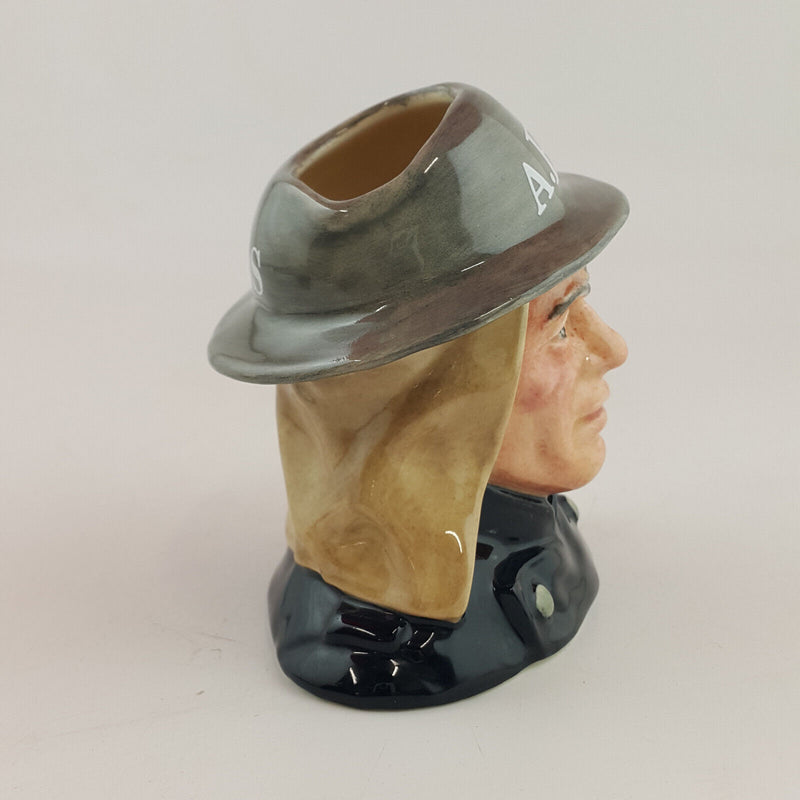 Royal Doulton Character Jug Small - Auxiliary Fireman D6887 – RD 1278