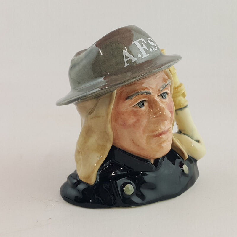 Royal Doulton Character Jug Small - Auxiliary Fireman D6887 – RD 1278