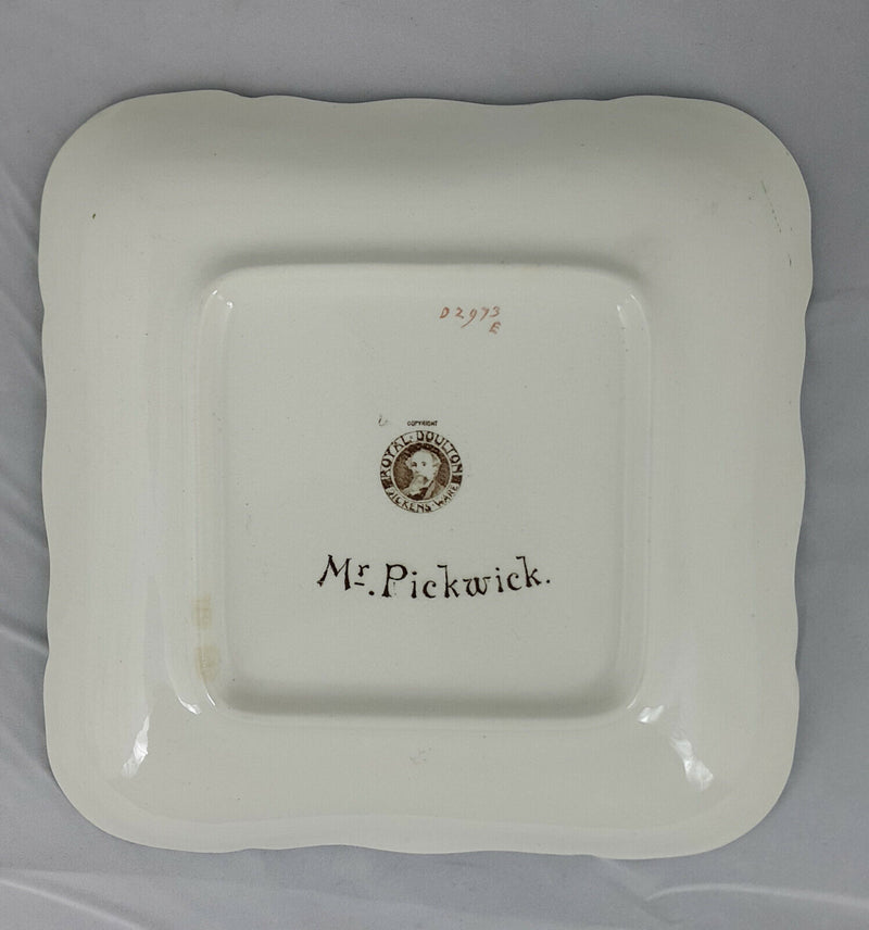 Royal Doulton D2973 Dicken Wares Plate Mr Pickwick