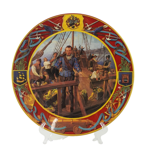 Royal Doulton Plate - Drake Aboard The Golden Hind PN118 30th Nov 1580 - RD 2440