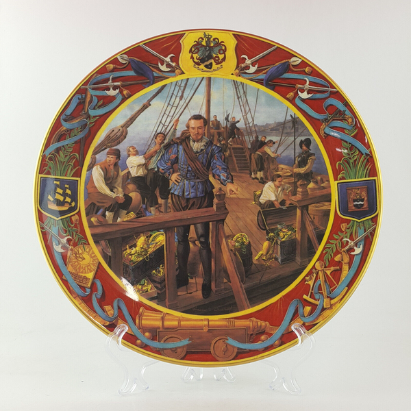 Royal Doulton Plate - Drake Aboard The Golden Hind PN118 30th Nov 1580 - RD 2440