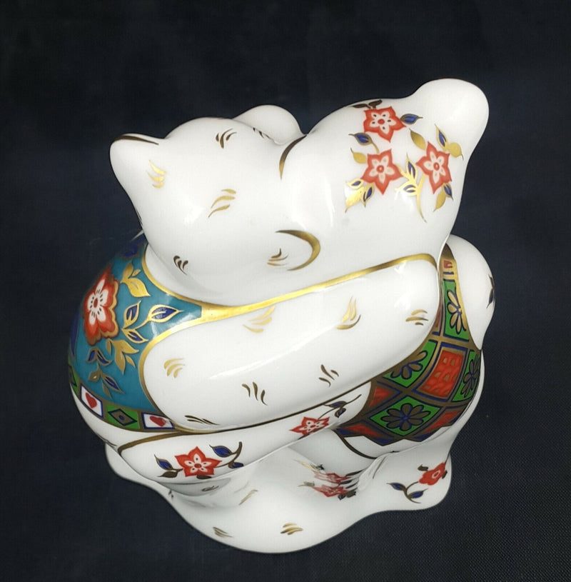 Royal Crown Derby Paperweight Bear Hug No Stopper