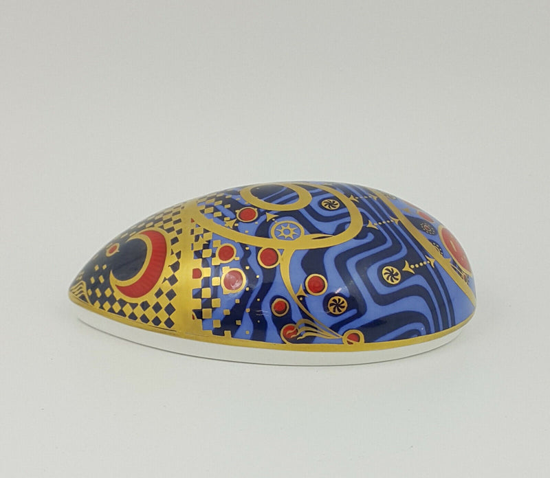 Royal Crown Derby Computer Mouse Paperweight - Gold Stopper