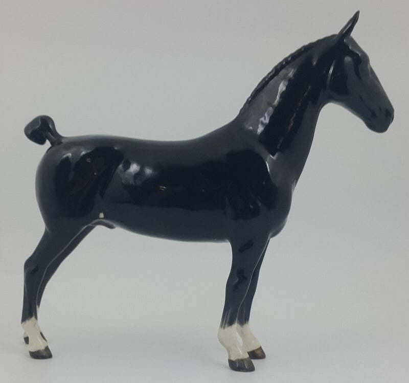 Beswick Black Hackney Horse 1361