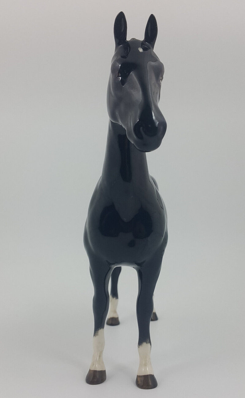 Beswick Black Hackney Horse 1361