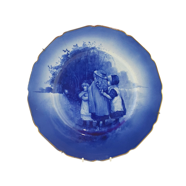 Royal Doulton - Children Series Blue Wall Plate - RD 2505