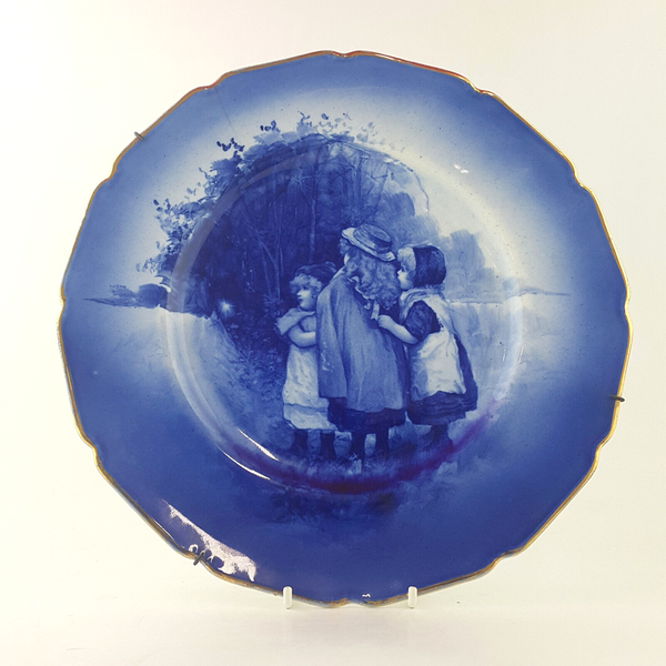 Royal Doulton - Children Series Blue Wall Plate - RD 2505