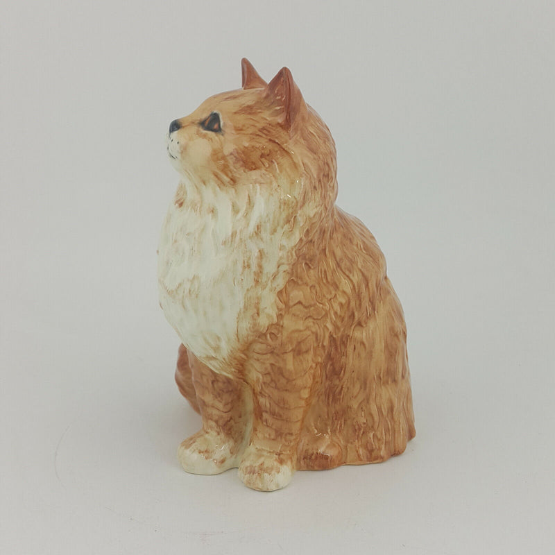 Beswick - Persian Cat Sitting 1880 Ginger Gloss - 582 BSK