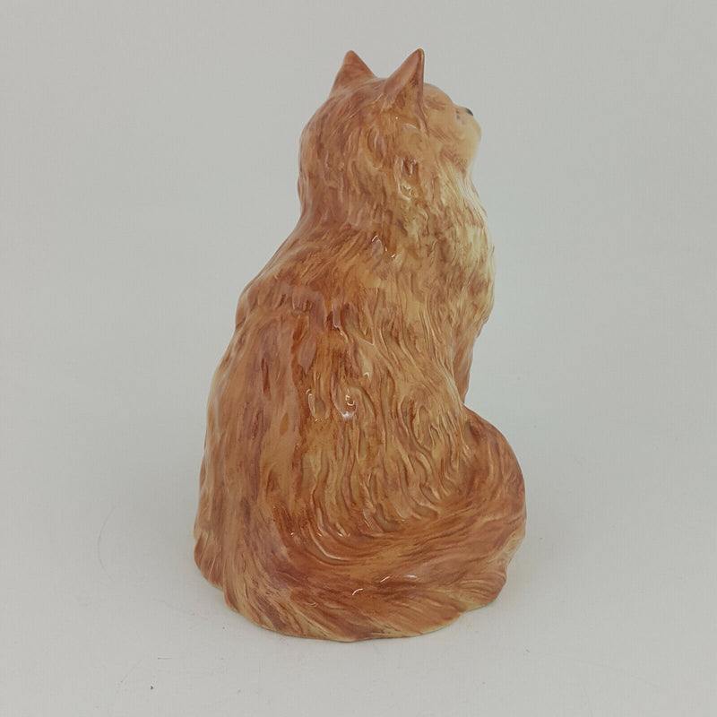 Beswick - Persian Cat Sitting 1880 Ginger Gloss - 582 BSK