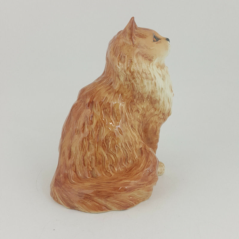 Beswick - Persian Cat Sitting 1880 Ginger Gloss - 582 BSK